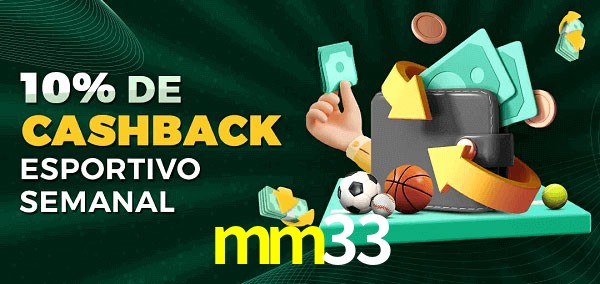 10% de bônus de cashback na mm33